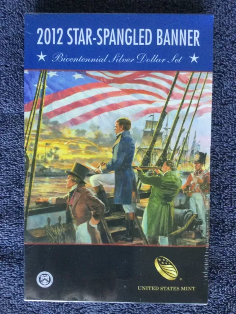 2012 US Mint Star–Spangled Banner Bicentennial Silver Dollar Set