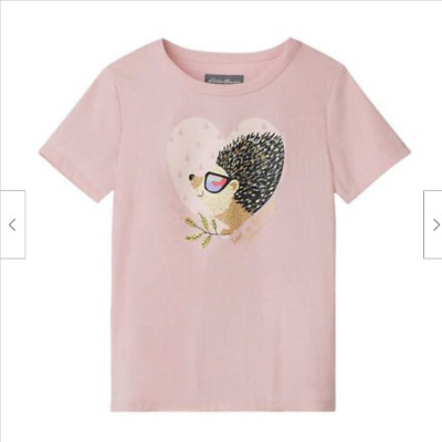 EDDIE BAUER Girls  Porcupine Print Shirt  Pink Size-M(10-12) NWOT