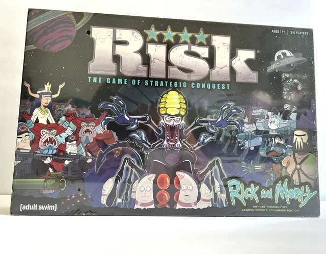 NUEVO Y SELLADO Risk: Rick and Morty Edition Juego de Mesa USAopoly ...