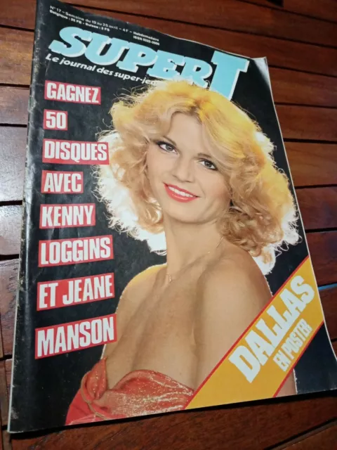 Super J- numéro 17-avril 1981-magazine  vintage special JEANE manson/dallas!
