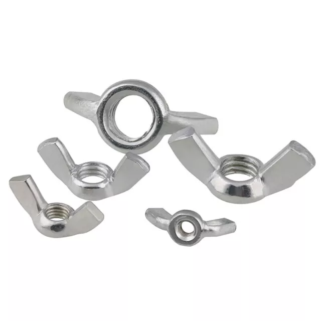 Butterfly Wing Nut 3/16 1/4 5/16 3/8 1/2 BSW Hand Tighten Thumb Nut Zinc Plated