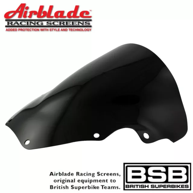 Airblade Rennschirm passend für Honda CB600 S Hornet 99-03 dunkel geräucherte Doppelblase