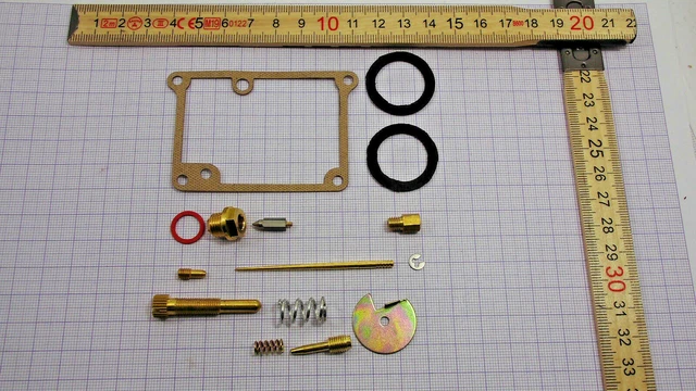 MKSZY Kit De Réparation De Carburateur De Moto, Joint De Soupape À