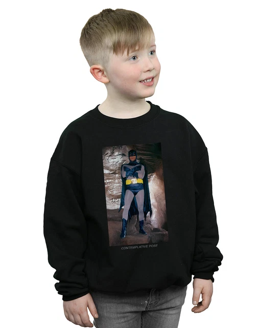 DC Comics Grenouillère Batman Garçon Noir 6-7 Ans - Pyjama Chaud
