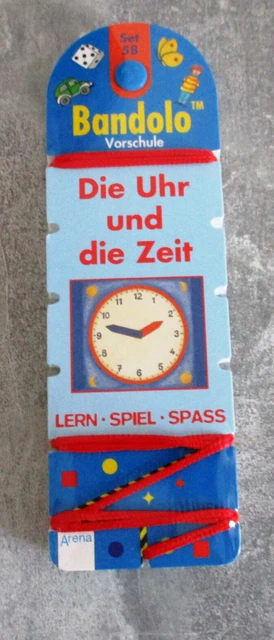 Die Uhr und die Zeit Lern Spiel Spass von Bandolo NEU