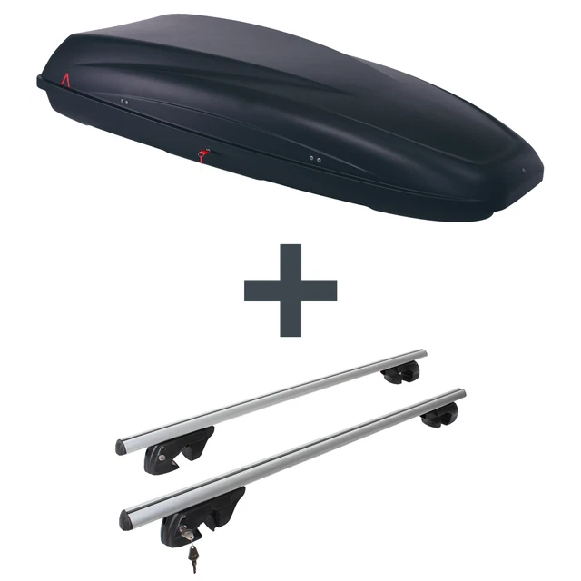 DACHBOX G3 KRONO 480 + Dachträger Menabo Sherman für Mini Countryman Typ F60 NEU EUR 333,00