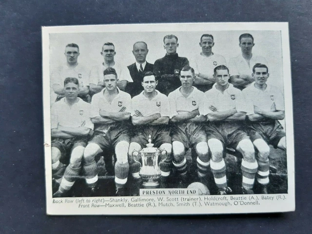 Amalgamated Press Prominent Football Teams - Preston North End