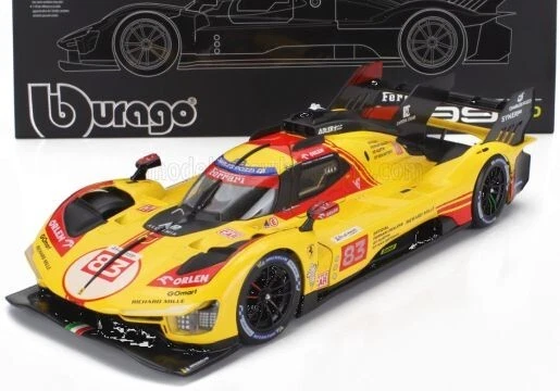Modèle Réduit Ferrari 499P AF Corse #51 - échelle 1/18 Bburago, Le Mans 2023, Neuf En Boîte