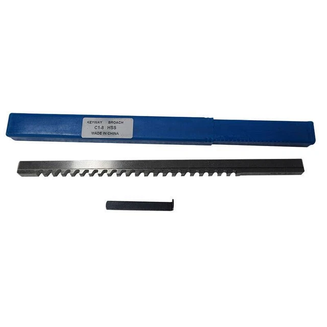 8mm C Push-Type Keyway Broach HSS Metric Size CNC Machine Tool