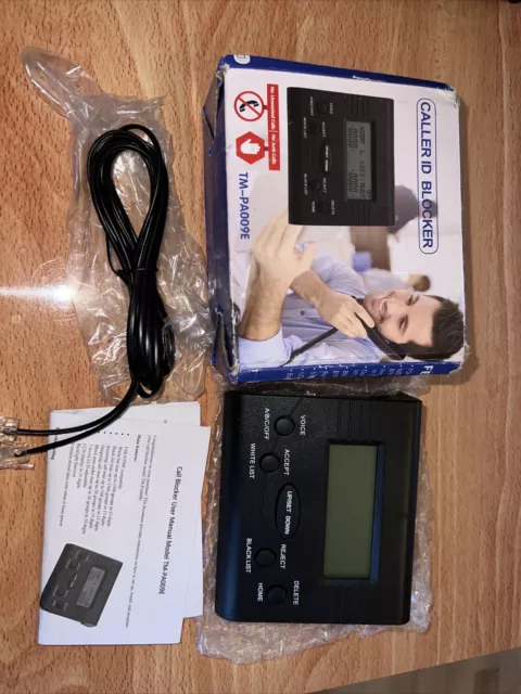 TM-PA009E Caller ID Box Telephone Blocker Block Nuisance Calls