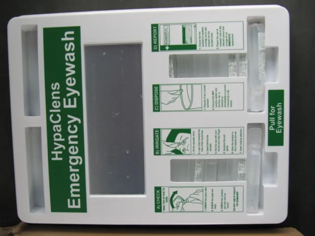 HypaClens Dispenser lavaggio occhi 20 ml con 25 baccelli - Pronto soccorso di sicurezza 2