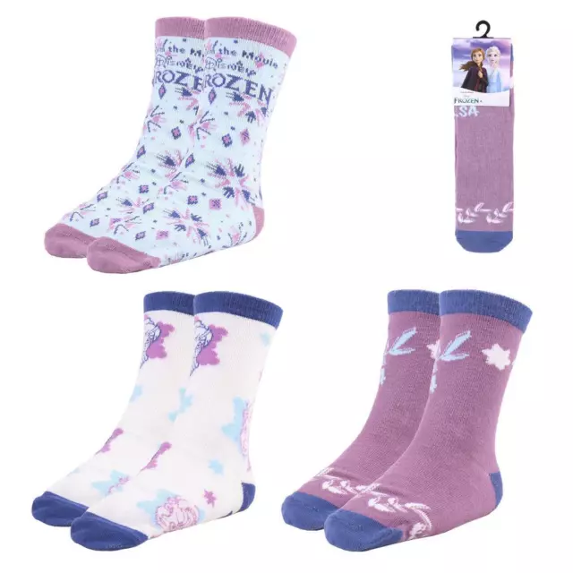 Set 3 Pezzi Calze Bambina - DISNEY FROZEN