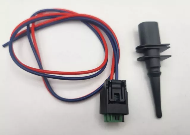 External Air Ambient Temperature Temp Sensor With Connector  Wires Fits Bmw Mini