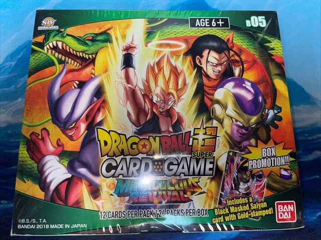 Dragon Ball Super CG: Booster Pack Miraculous Revival | 24 Bustine, Carta PR Oro Esclusiva, Gioco Di Carte