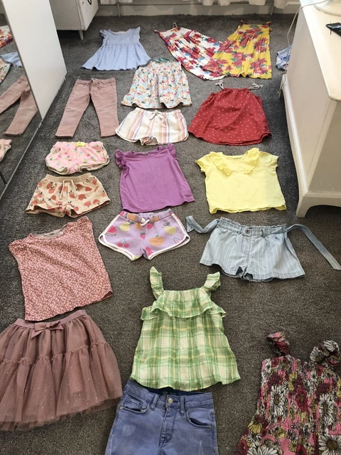 Bundle girls summer clothes age 4-5 years River Island Zara H&M