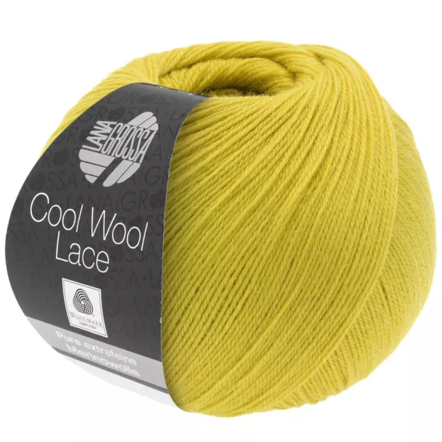 Wolle Kreativ! Lana Grossa - Cool Wool Lace - Fb. 8 senf 50 g