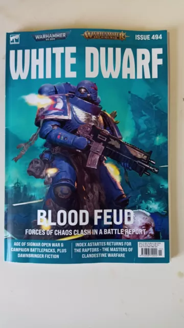 Games Workshop Warhammer White Dwarf Magazine 494, 496 & 497