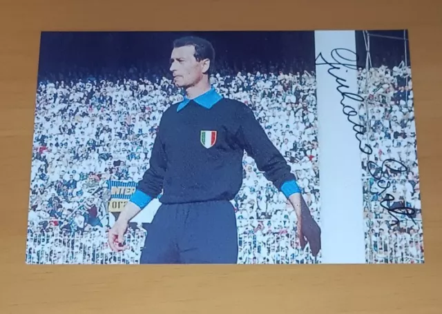 AUTOGRAFO Giuliano Sarti Grande Inter Italia IDOLO HAND SIGNED FOTO 10x15cm