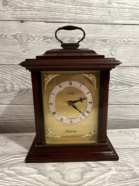 Metamec Carriage Clock. Quartz Movement. Made in England (working)