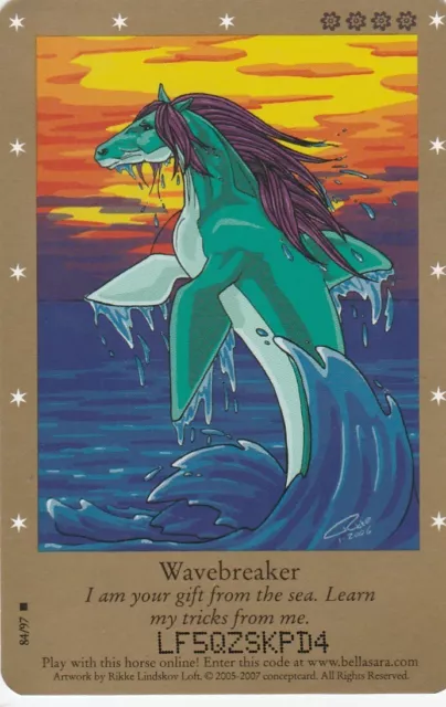 Carte Card Bella Sara Collection 2005 - 2007 - 84/97 Wavebreaker