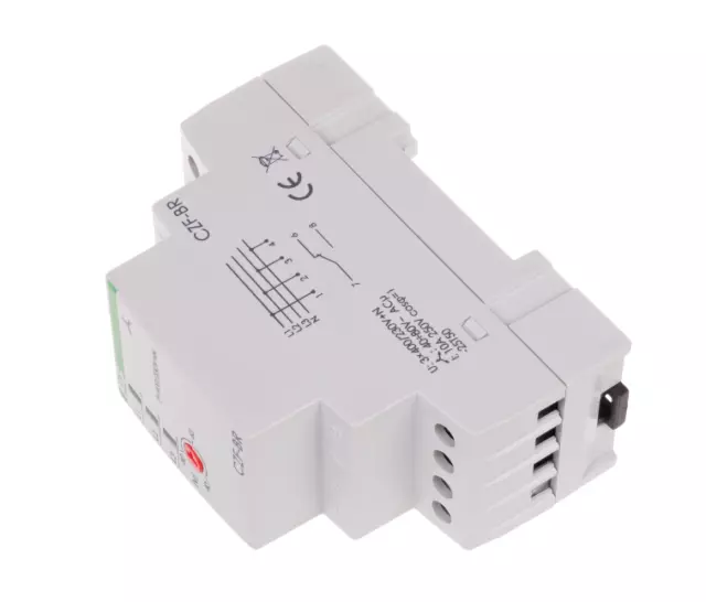 Relais de surveillance de phase F&F CZF-BR 3 × 400 V + N TRIPHASÉ protecteur moteur électrique 3