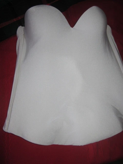 Davids Bridal NWT Seamless Longline Bridal Bra 34 B White Strapless dressPush Up