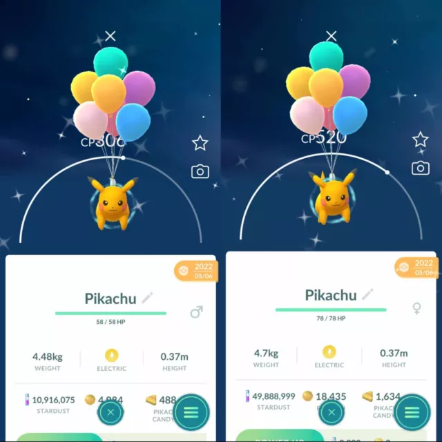 Pokémon GO Shiny Flying Pikachu with Orange Balloons - Jeju Island, South  Korea – Trade 20.000 stardust (Read Describe) - PoGoFighter