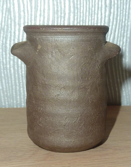 rare-ancien-petit-pot-oreille-sign-poterie-gr-s-de-ger-sud-manche