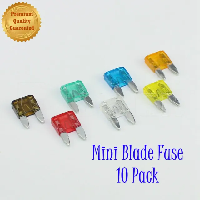 Audi Car Auto Mini Blade Fuse Set "5 7.5 10 15 20 25 30 Amp" Premium Quality