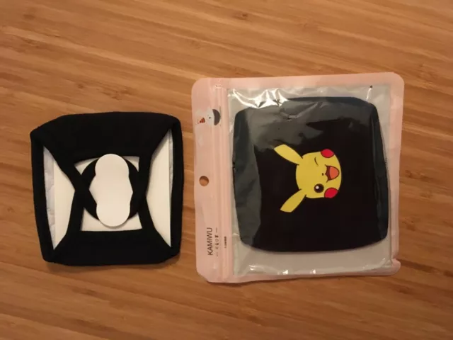 Masque enfant en tissu pokemon pikachu lavable et réutilisable neuf