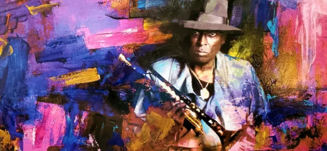 "Stella by Starlight" of Miles Davis - 16"x20" Limited Edition Print