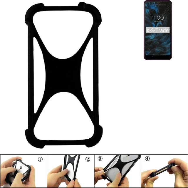 PARE-CHOCS POUR BQ Mobile BQ-6353L Joy Silicone Case Softcase Bumper ...