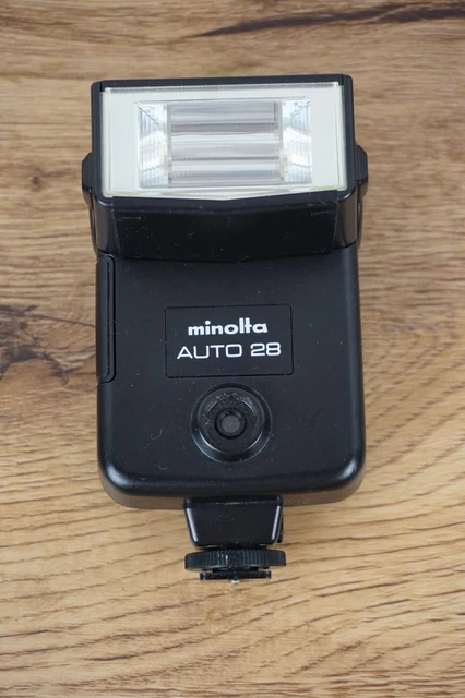 Minolta Auto 28 Electroflash Shoe Mount Flash SLR Film Camera