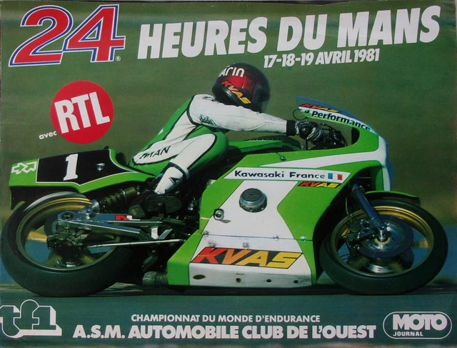 Pin's Officiel 24 Heures Moto 1987 - Le Mans - Insigne Vintage