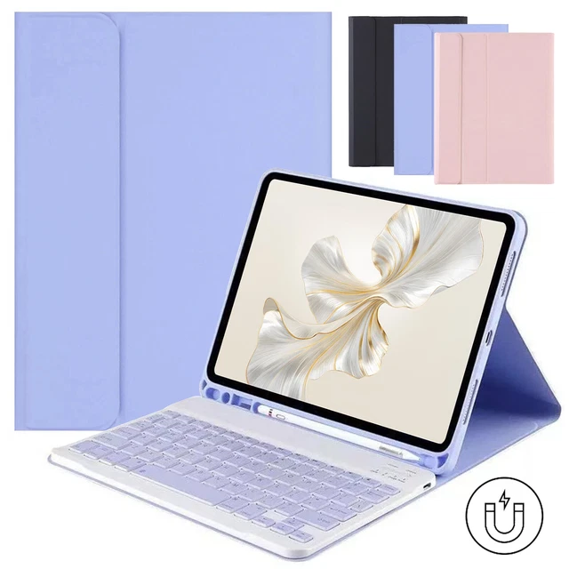 Honor Pad 9 Hülle 12,1 Zoll - PU Leder Cover Mit Ständer Gold Rose