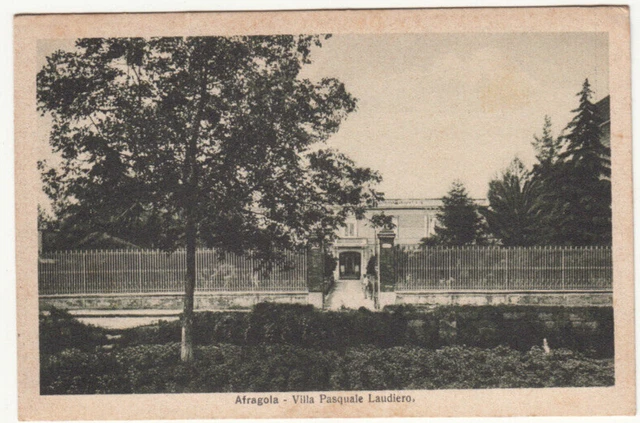 23-24114 - Napoli Afragola - Villa Pasquale Laudiero Viaggiata 1932 Fb Asportato