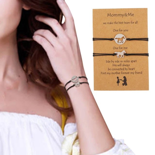 Juego de pulsera de acero inoxidable pulsera trenzada pareja amigos juego de pulsera