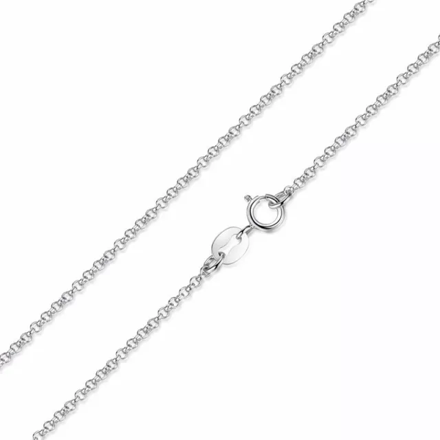 925 Argent Sterling Jaseron Chaîne 18' - 45cm - Collier pour Pendentifs &