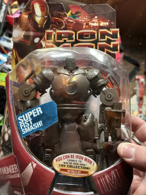 2008 IRON Man Iron Monger Super Smash Hit Hasbro Action Figure