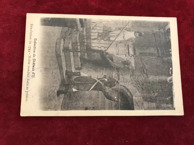 antique postcard Marseille N 8 chateau d if