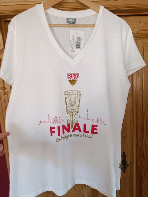 VfB Stuttgart Pokalsieger T-Shirt 2025 - Offizielles Fan-Shirt