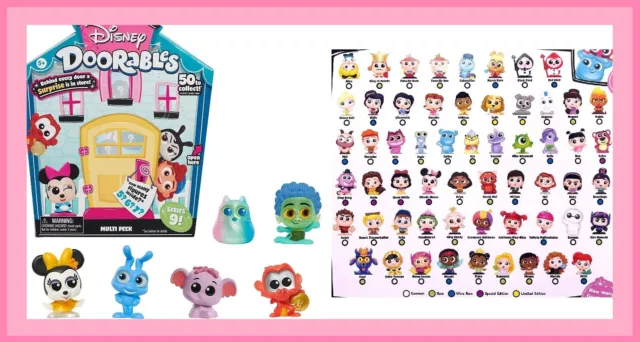 DISNEY DOORABLES SERIES 9, 8 Exclusives Let's Go Vehicle Mini Figures ~ LIST 3/3