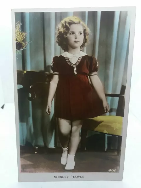 Child Actress Shirley Temple UK Vintage Antique Real Photo  Postcard