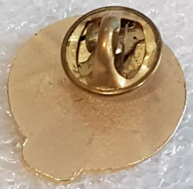 Vintage Girl Guides Canada 1 Year Lapel Pinback Pin Gold Tone Metal Collectible 2