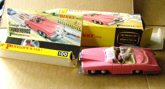 Lady Penelope FAB 1 Thunderbirds - Miniature Dinky (occasion, Bon état)