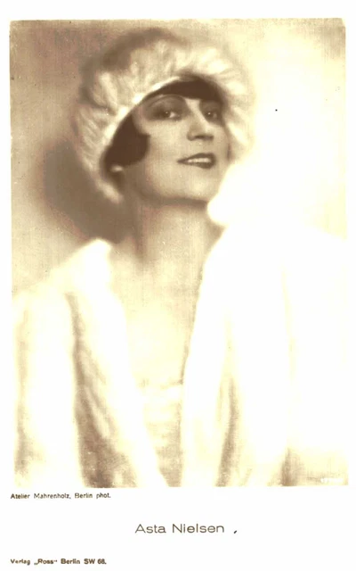 Asta Nielsen Original-Ross- Cartolina No. 1857 G