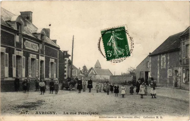 CPA AVRIGNY - La rue Principale (259574)