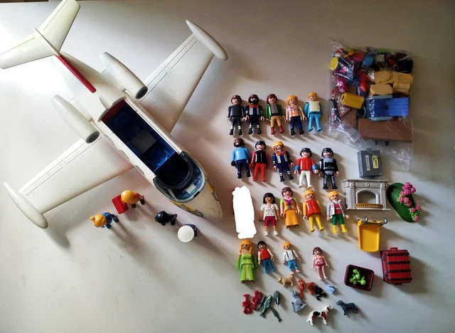 Gros Lot Playmobil – Personnages, Accessoires, Véhicules – Occasion