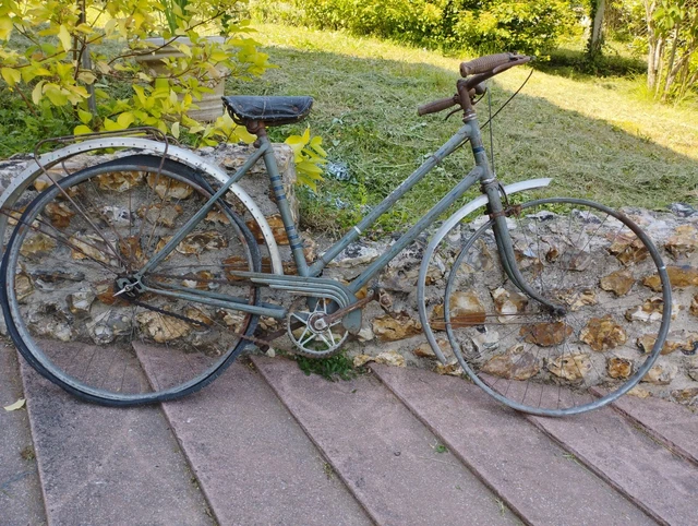 Vélo Ancien La Perle Type Randonneuse – Années 1940/50, Vélo De Collection