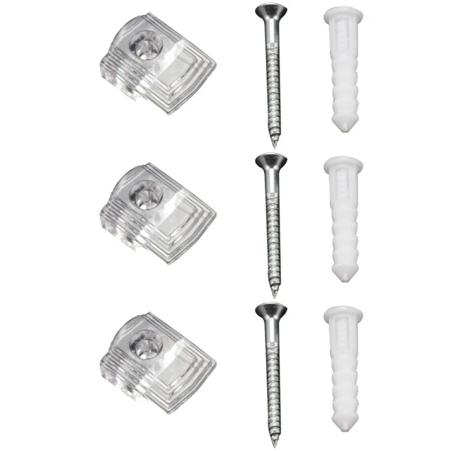 72 Pcs Mirror Hanging Kit Wall Frameless Mirror Mirror Mirror Hanging Mirror